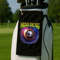 Moo Deng Baby Hippo Golf Towel
