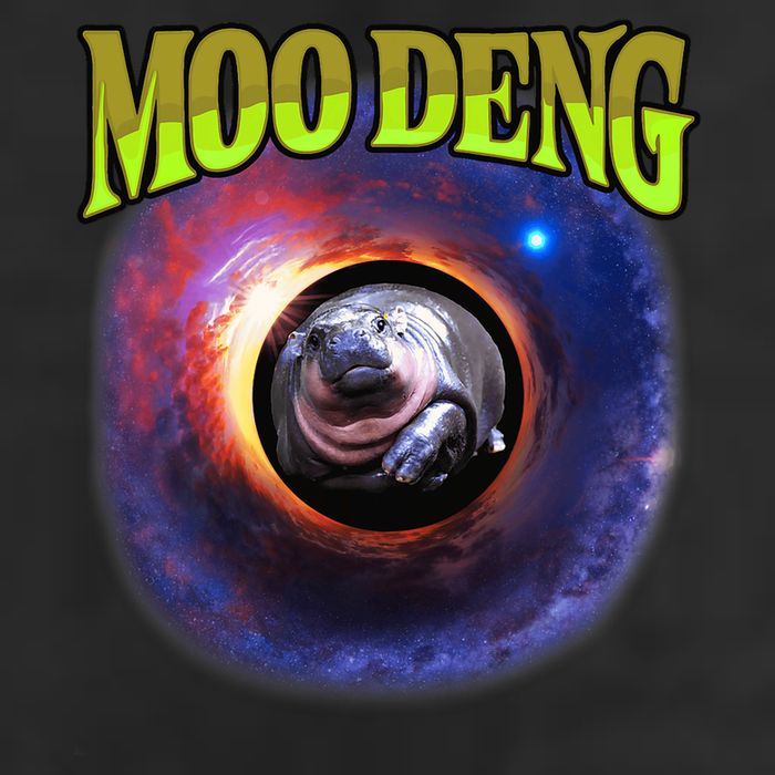 Moo Deng Baby Hippo Golf Towel