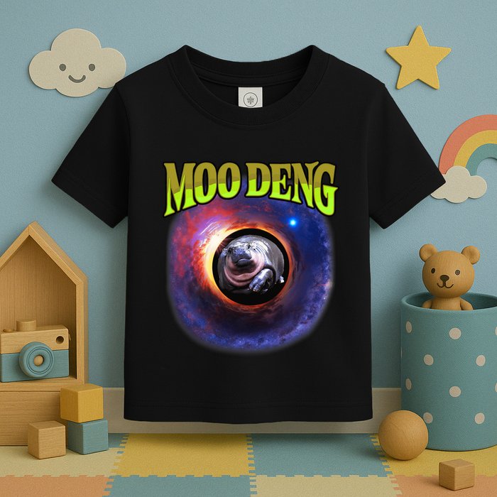 Moo Deng Baby Hippo Toddler T-Shirt