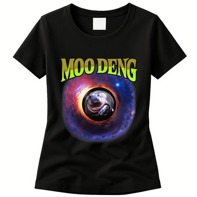 Moo Deng Baby Hippo Womens T-Shirt