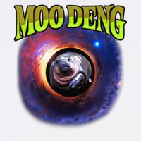 Moo Deng Baby Hippo Garment-Dyed Sweatshirt