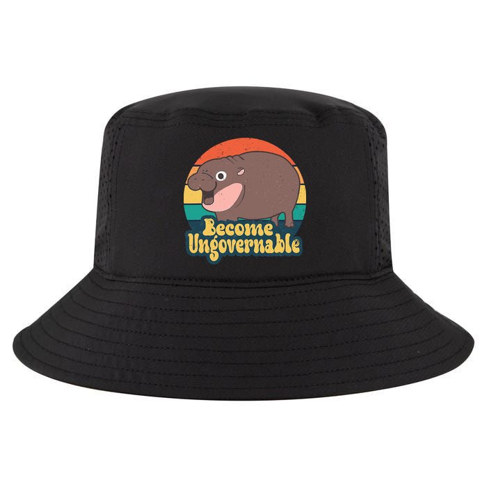 Moo Deng Become Ungovernable Cool Comfort Performance Bucket Hat