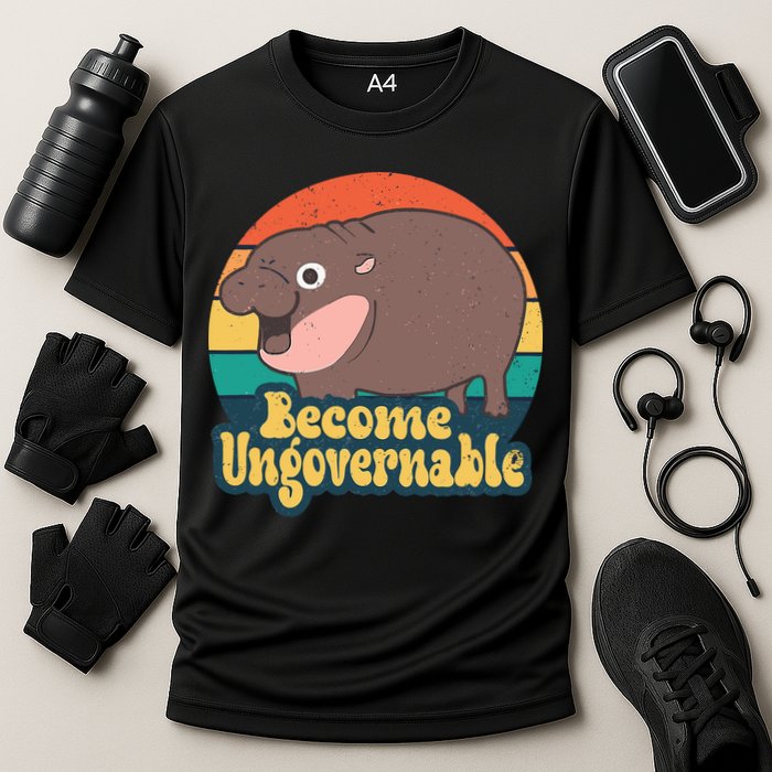 Moo Deng Become Ungovernable Performance Shirt