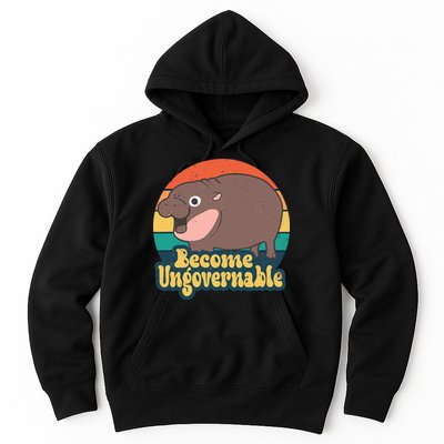Moo Deng Become Ungovernable Hoodie