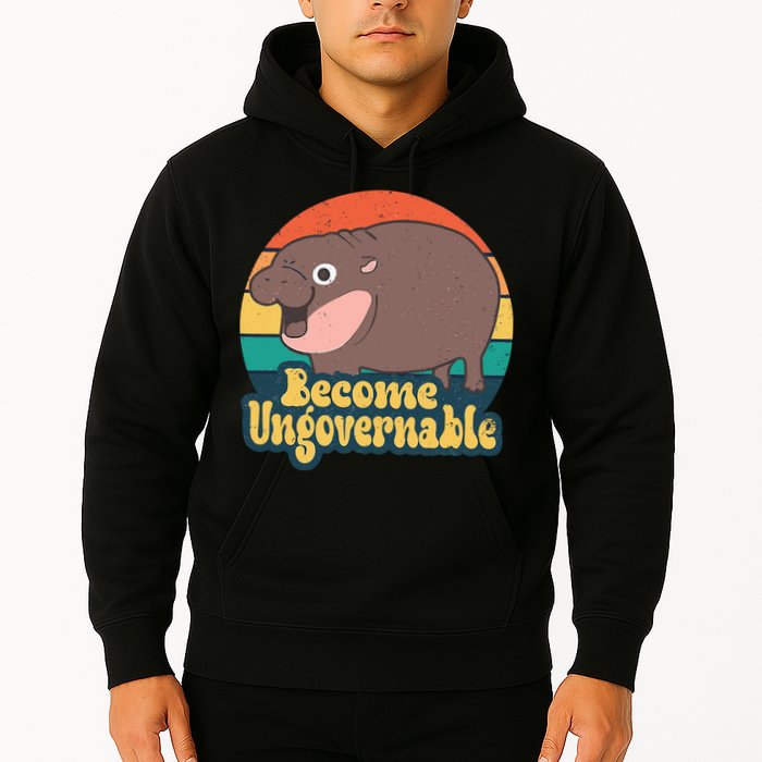 Moo Deng Become Ungovernable Hoodie