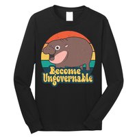 Moo Deng Become Ungovernable Long Sleeve Shirt