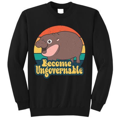 Moo Deng Become Ungovernable Sweatshirt