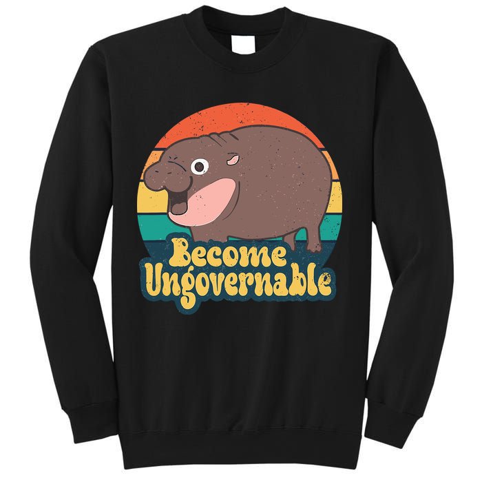 Moo Deng Become Ungovernable Sweatshirt