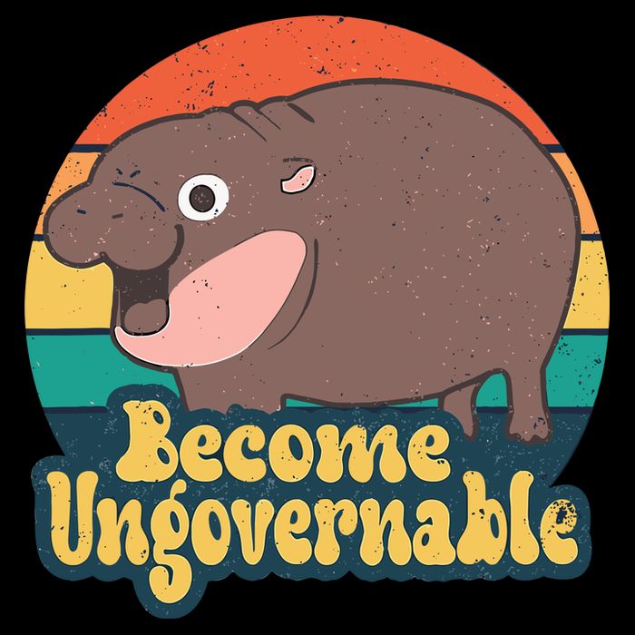 Moo Deng Become Ungovernable Impact Tech Backpack