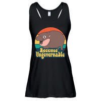 Moo Deng Become Ungovernable Ladies Essential Flowy Tank