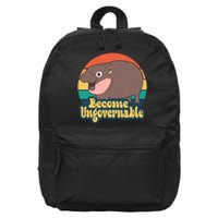 Moo Deng Become Ungovernable 16 in Basic Backpack