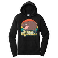 Moo Deng Become Ungovernable Women's Pullover Hoodie