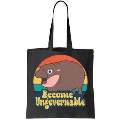 Moo Deng Become Ungovernable Tote Bag