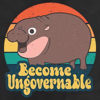 Moo Deng Become Ungovernable 25L Jumbo Tote