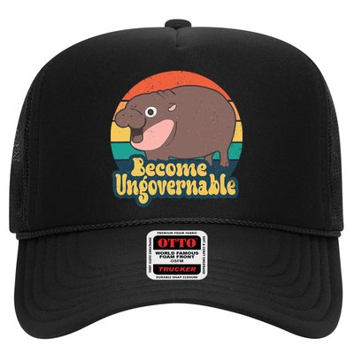 Moo Deng Become Ungovernable Trucker Hat