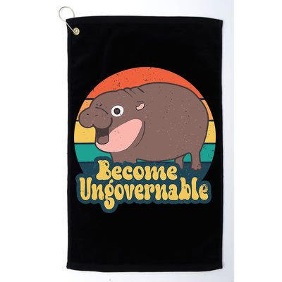 Moo Deng Become Ungovernable Golf Towel