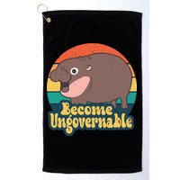 Moo Deng Become Ungovernable Golf Towel