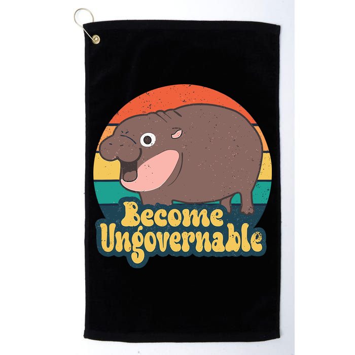 Moo Deng Become Ungovernable Golf Towel