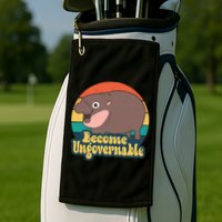 Moo Deng Become Ungovernable Golf Towel