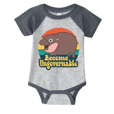Moo Deng Become Ungovernable Infant Baby Jersey Bodysuit