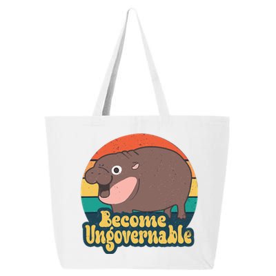 Moo Deng Become Ungovernable 25L Jumbo Tote