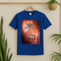 Moo Deng Bouncy Pig In Thai Fire Picture The Cute Baby Hippo T-Shirt