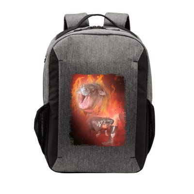 Moo Deng Bouncy Pig In Thai Fire Picture The Cute Baby Hippo Vector Backpack