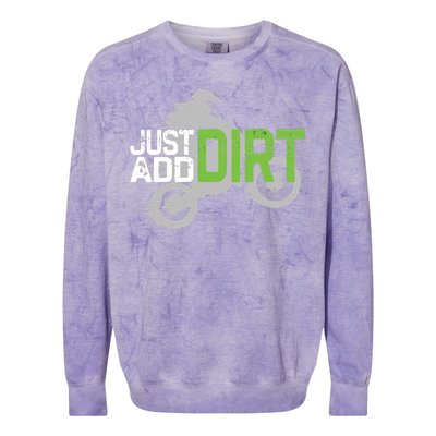 Motocross Dirt Bike Dirtbike Colorblast Crewneck Sweatshirt