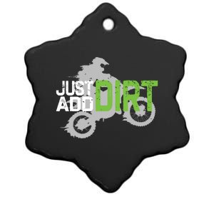 Motocross Dirt Bike Dirtbike Ceramic Star Ornament