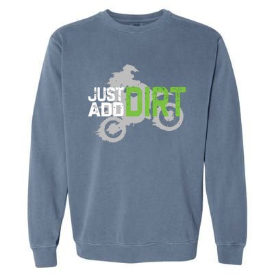 Motocross Dirt Bike Dirtbike Garment-Dyed Sweatshirt