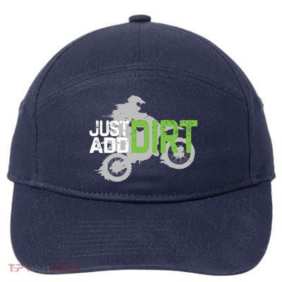 Motocross Dirt Bike Dirtbike 7-Panel Snapback Hat