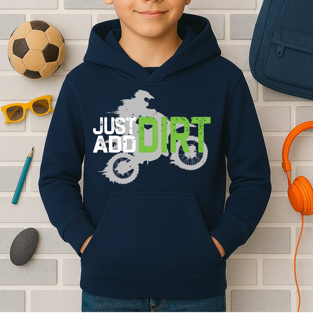Motocross Dirt Bike Dirtbike Kids Hoodie