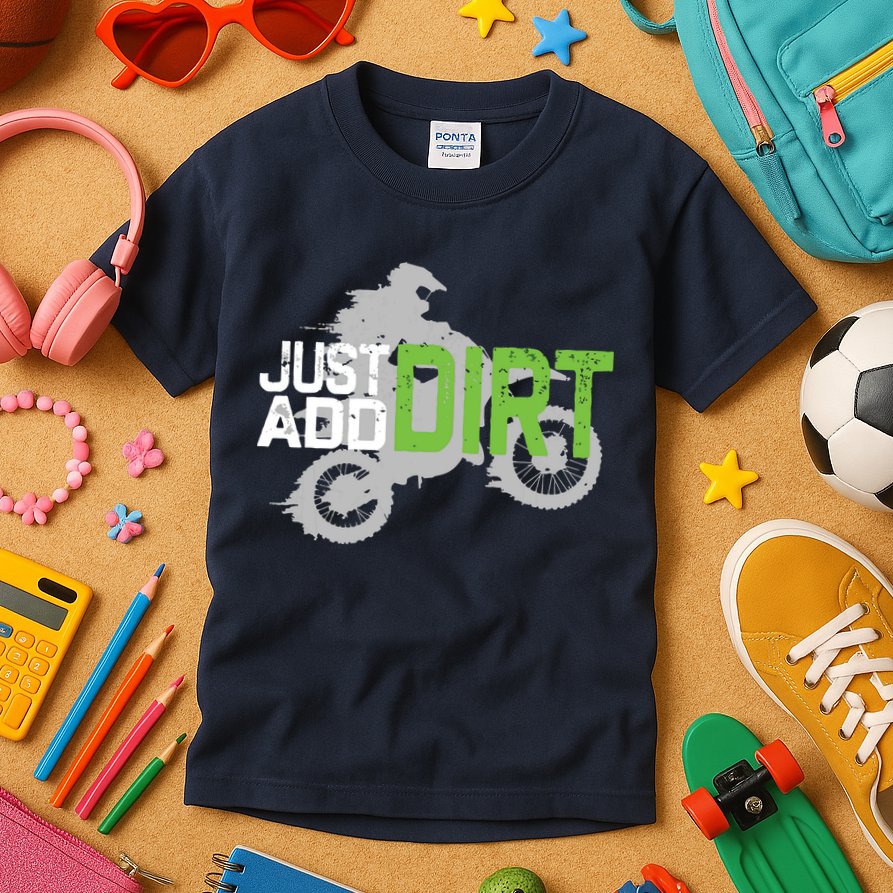 Motocross Dirt Bike Dirtbike Kids T-Shirt