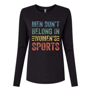 Me.N Dont Belong In Sports Womens Cotton Relaxed Long Sleeve T-Shirt