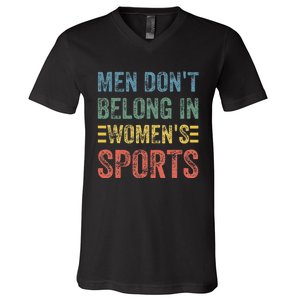 Me.N Dont Belong In Sports V-Neck T-Shirt