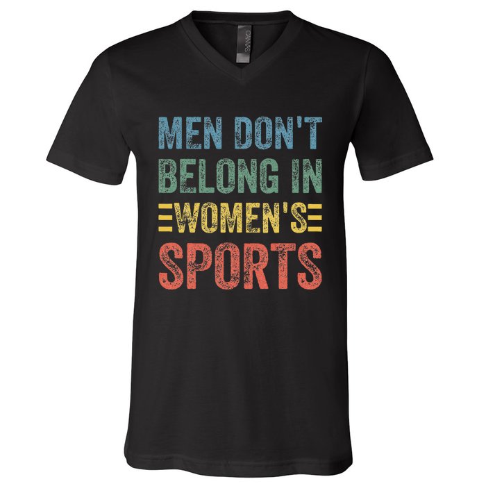 Me.N Dont Belong In Sports V-Neck T-Shirt