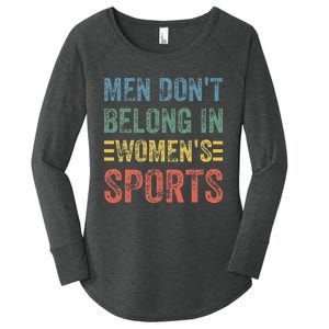 Me.N Dont Belong In Sports Women's Perfect Tri Tunic Long Sleeve Shirt