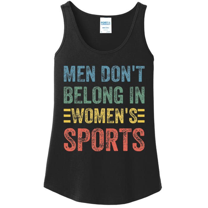 Me.N Dont Belong In Sports Ladies Essential Tank