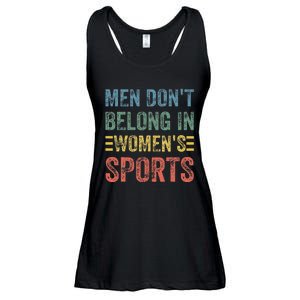 Me.N Dont Belong In Sports Ladies Essential Flowy Tank