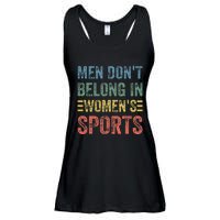 Me.N Dont Belong In Sports Ladies Essential Flowy Tank