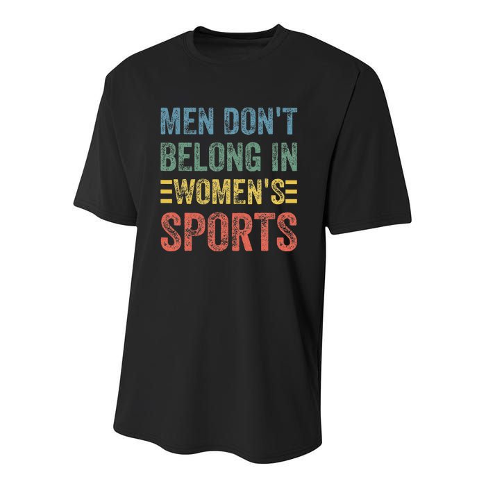 Me.N Dont Belong In Sports Youth Performance Sprint T-Shirt