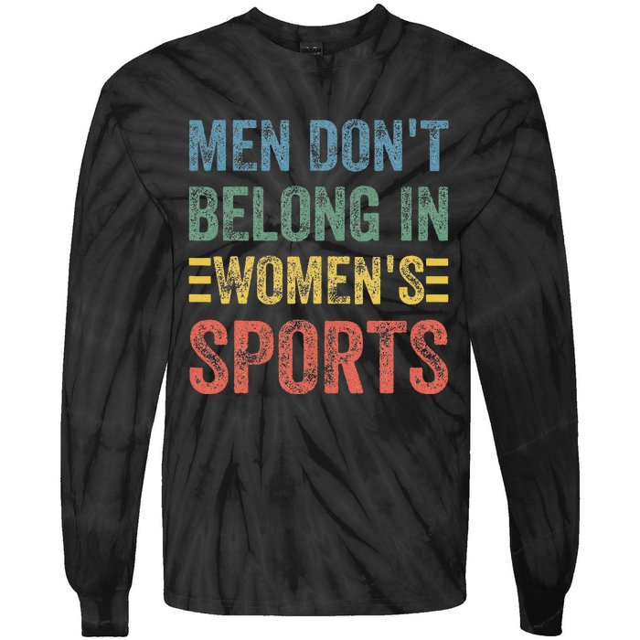 Me.N Dont Belong In Sports Tie-Dye Long Sleeve Shirt