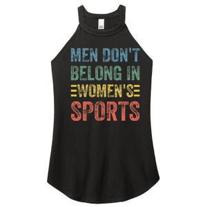 Me.N Dont Belong In Sports Women's Perfect Tri Rocker Tank