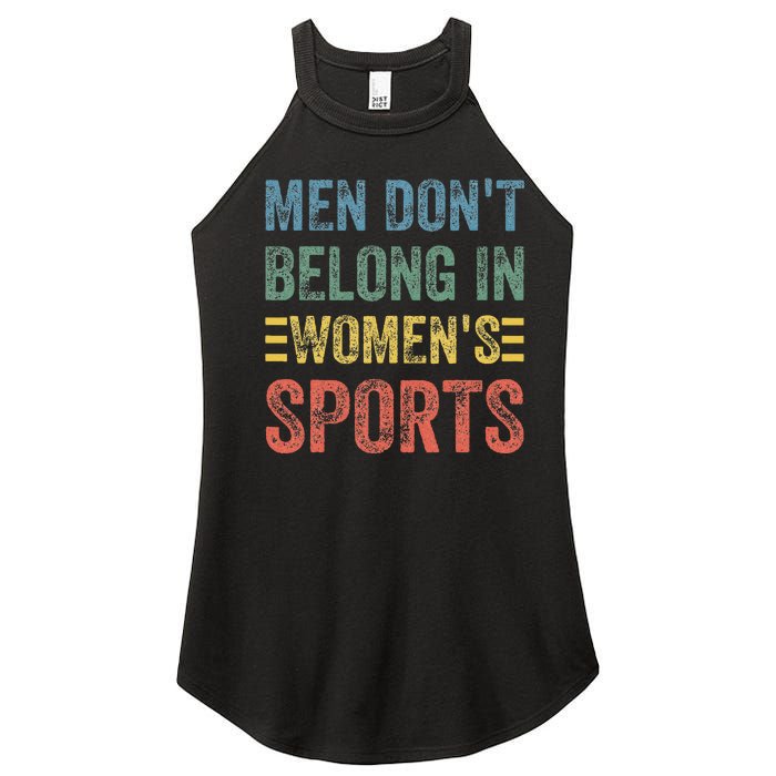 Me.N Dont Belong In Sports Women's Perfect Tri Rocker Tank