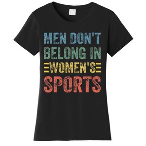 Me.N Dont Belong In Sports Women's T-Shirt