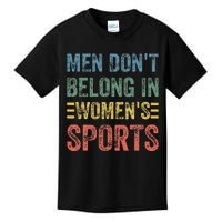 Me.N Dont Belong In Sports Kids T-Shirt