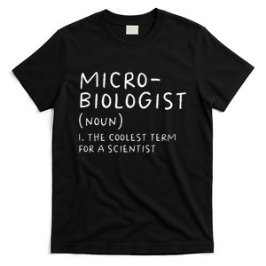 Microbiologist Definition Biology Scientist Science Teacher T-Shirt