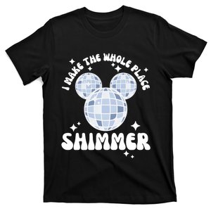 Mouse Disco Ball Make The Whole Place Shimmer Eras Tour T-Shirt