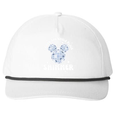 Mouse Disco Ball Make The Whole Place Shimmer Eras Tour Snapback Five-Panel Rope Hat