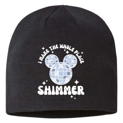 Mouse Disco Ball Make The Whole Place Shimmer Eras Tour Sustainable Beanie